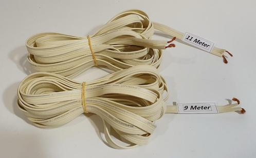 Luidsprekerkabel Monster SuperFlat Mini – 2 stuks (9m + 11m), Audio, Tv en Foto, Audiokabels en Televisiekabels, Gebruikt, Luidsprekerkabel