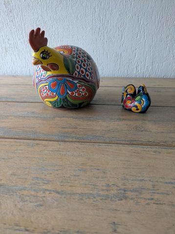 Stenen Kip Decoratie + Gratis Mini Kipje beschikbaar voor biedingen