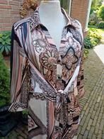Elegante Liu Jo Jurk met Paisley Print  40 kerst, Maat 38/40 (M), Liu Jo, Beige, Ophalen of Verzenden