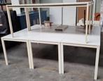 14 hobby- of werktafels wit, Ophalen, Gebruikt, 50 tot 100 cm, Vijf personen of meer