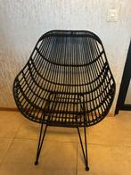 Rietenstoel zwart van Loods5, Ophalen, Zo goed als nieuw, Zwart, Eén