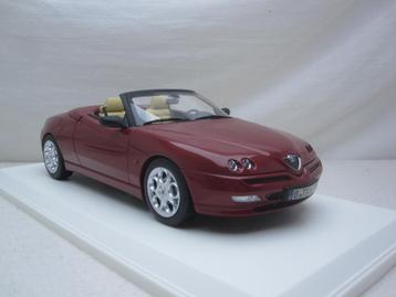 Alfa Romeo Spider 2.0 Tspark 1999 rood metallic 1:18 Norev beschikbaar voor biedingen