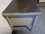 Vintage industrieel Ahrend bureau jaren 50, Ophalen, Gebruikt