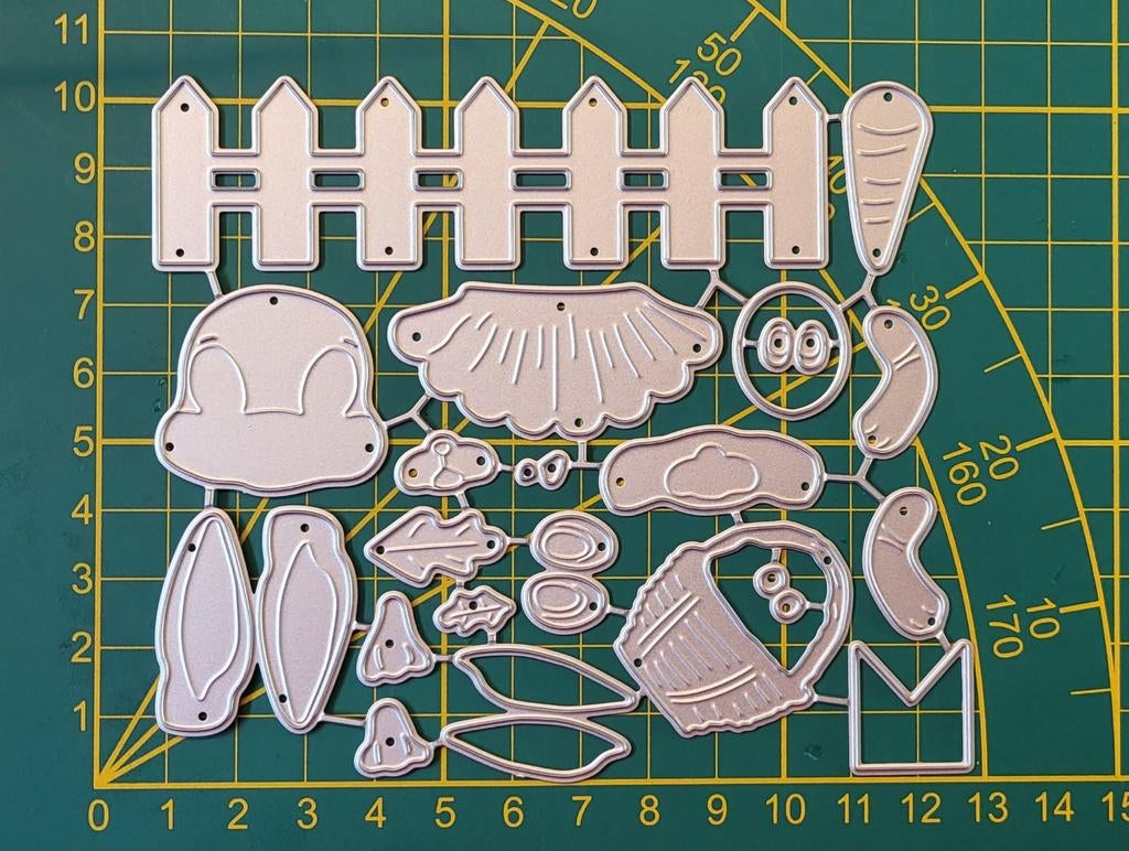 Snijmal paashaasje 2, Hobby en Vrije tijd, Kaarten | Zelf maken, Ophalen of Verzenden, Nieuw, Overige thema's, Pons of Mal