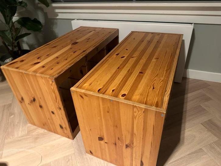 Ikea trofast hout - opbergcombinatie - 2 stuks, Huis en Inrichting, Kasten | Overige, Gebruikt, Ophalen