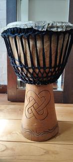 djembe uit Ghana, niet mooi maar klinkt super!, Ophalen, Gebruikt, Trommel