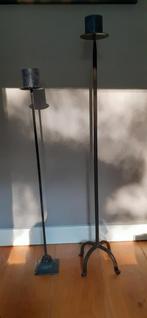 Smeedijzeren kandelaars, Antiek en Kunst, Ophalen of Verzenden, Overige materialen