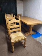 Tafel met stoelen, Ophalen, 200 cm of meer, 50 tot 100 cm, Zo goed als nieuw