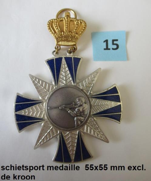 hele mooie SCHIETSPORT medaille, ster met kroon, NSV R'dam, Sport en Fitness, Schietsport-accessoires, Zo goed als nieuw, Ophalen of Verzenden