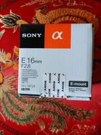 Sony E & A Mount FE 28mm, 16mm, Sigma 105mm Macro NIEUW NEW, Nieuw, Ophalen of Verzenden