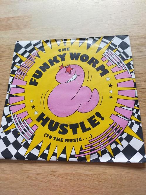 The Funky Worm , Hustle, Cd's en Dvd's, Vinyl Singles, Zo goed als nieuw, Pop, Ophalen of Verzenden