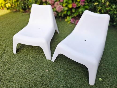Ikea Vago Kinder Tuinstoelen - 2 stuks, Tuin en Terras, Tuinstoelen, Gebruikt, Kunststof, Stapelbaar, Ophalen