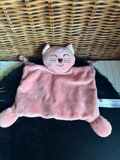 Hema poes knuffeldoekje knuffeldoek knuffel, Kinderen en Baby's, Speelgoed | Knuffels en Pluche, Zo goed als nieuw, Poes, Ophalen of Verzenden
