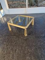 Brass and glass coffee table by Peter Ghyczy .Limited 70-80', Ophalen of Verzenden, Zo goed als nieuw