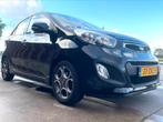 Kia Picanto 1.0 Cvvt 5-DRS 2013 Zwart Disign Edition, Voorwielaandrijving, 400 kg, Zwart, Origineel Nederlands