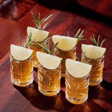 tiki shot glazen - Shot glas - Tiki bar - Drank glazen  beschikbaar voor biedingen