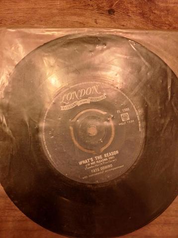 Fats Domino Vinyl Single - What's The Reason / Blue Monday beschikbaar voor biedingen