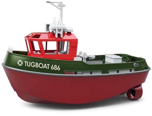 HENG LONG 1/72 RTR TUGBOAT 686 2.4GHZ 230MM GREEN HL3800-G, Hobby en Vrije tijd, Modelbouw | Boten en Schepen, Nieuw, 1:50 tot 1:200