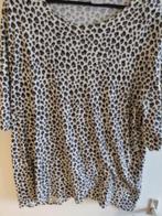 Top XXL creme panter, Ophalen of Verzenden, Zo goed als nieuw, Maat 46/48 (XL) of groter, Overige kleuren
