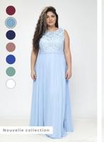 sale grote maat galajurk 50, 52, 54, Kleding | Dames, Gelegenheidskleding, Galajurk, Blauw, Maat 46/48 (XL) of groter, Nieuw