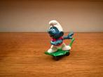 Smurf op skateboard (Supersmurf), Ophalen of Verzenden, Gebruikt, Overige Smurfen, Poppetje, Figuurtje of Knuffel