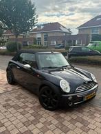 Mini 1.6 16V Cooper Cabrio 2006 Zwart, Auto's, Mini, Voorwielaandrijving, 4 cilinders, Cabriolet, 4 stoelen