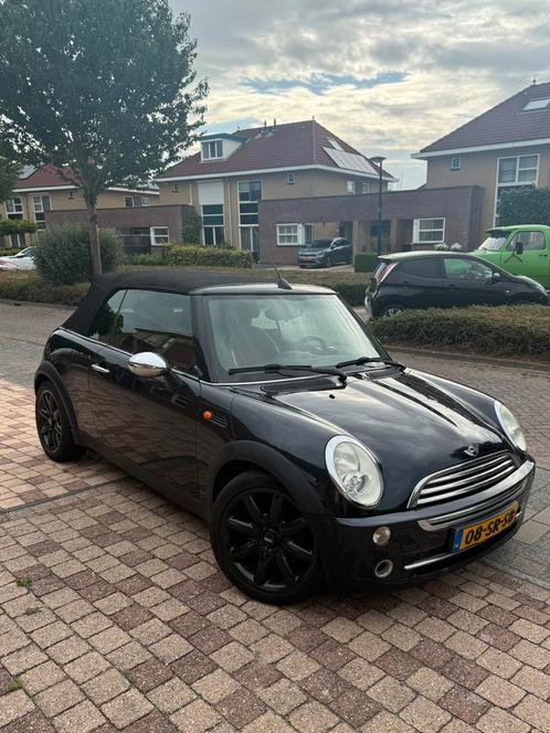 Mini Cooper Cabrio 2006 Zwart, Auto's, Mini, Particulier, Cabrio, Benzine, Euro 4, E, Cabriolet, Handgeschakeld, Origineel Nederlands