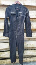 Zwarte Jumpsuit Jeans Look Dept Maat S, Zwart, Ophalen of Verzenden, Zo goed als nieuw, Maat 36 (S)