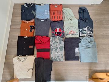 Pakket jongens vesten, sweater en hoodies maat 134-140 beschikbaar voor biedingen