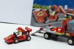 LEGO 1253 Town: Town Jr.: Gas Station Shell Ferrari Autotran, Gebruikt, Ophalen of Verzenden, Lego