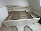 Gratis op te halen Tweepersoonsbed 200x220  met ombouw, Ophalen, Gebruikt, Wit, Tweepersoons