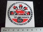 sticker mercasol roestpantser top 5 garantie logo, Verzenden, Zo goed als nieuw, Merk
