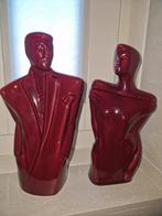 Stel vrouw man rood vintage / retro Beeld, Ophalen of Verzenden, Huis en Inrichting