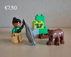 Duplo Beer met Vis en Verzorgster, Kinderen en Baby's, Speelgoed | Duplo en Lego, Ophalen, Gebruikt, Complete set, Duplo