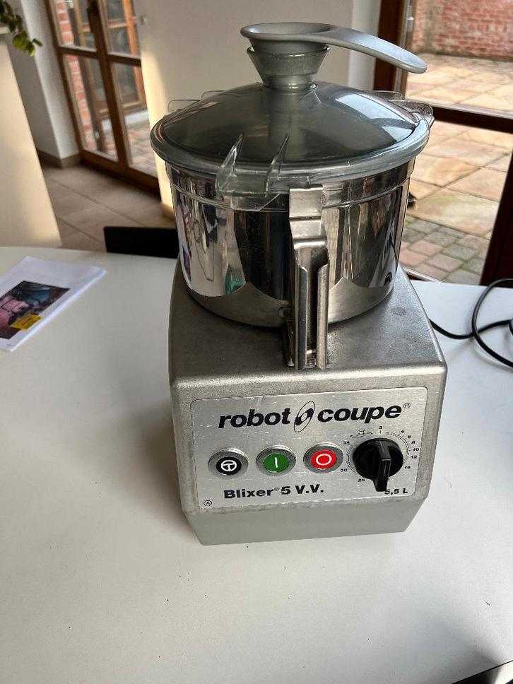 Robotcoupe Blixer 5 V.V., Witgoed en Apparatuur, Keukenmixers, Gebruikt, 4 liter of meer, 3 snelheden of meer, Vaatwasserbestendig