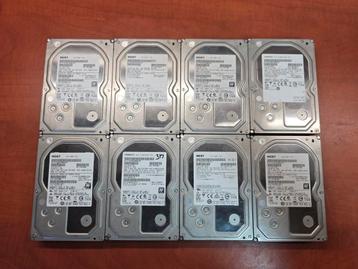 8 X 3TB Hardschijven /Sata /3,5 inch  beschikbaar voor biedingen