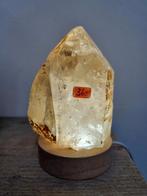 Lamp met rookkwarts punt inclusief verlichting, Ophalen of Verzenden, Mineraal