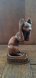 Beeldje Egyptische Bastet kat., Ophalen of Verzenden