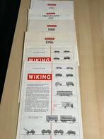 19 Wiking catalogi 1976-‘88 & Modelauto Katalog H0, Gebruikt, Ophalen of Verzenden, Auto, Wiking
