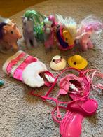 My little pony vintage: stal + paardjes + accessoires, Ophalen, Gebruikt