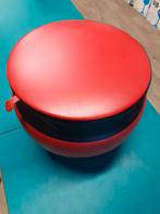 Vintage poef jaren 70, Ophalen of Verzenden, Gebruikt