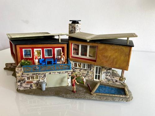 HO Faller B-271 villa met zwembad (301*4), Hobby en Vrije tijd, Modeltreinen | H0, Zo goed als nieuw, Brug, Tunnel of Gebouw, Gelijkstroom of Wisselstroom