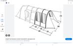Outwell tent Concorde front extention voortent aanritsbaar, Caravans en Kamperen, Tenten, Ophalen, Gebruikt