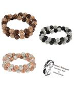 Haarknotband Delicate Bruin/Rosé, Zwart/Zilver, Zilver/Rosé, Kinderen, ., Overige typen, Ophalen of Verzenden