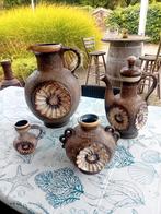 Mooie vintage serie vazen van dumler&breiden., Ophalen, Overige kleuren, Minder dan 50 cm, Glas