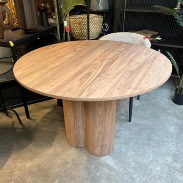 Ronde Eettafel Anh MDF, 110cm Bruin van Nohr beschikbaar voor biedingen