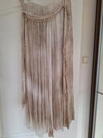 Beige Ibiza maxi rok met elastiek, maat M., Beige, Maat 38/40 (M), Ophalen of Verzenden, Zo goed als nieuw