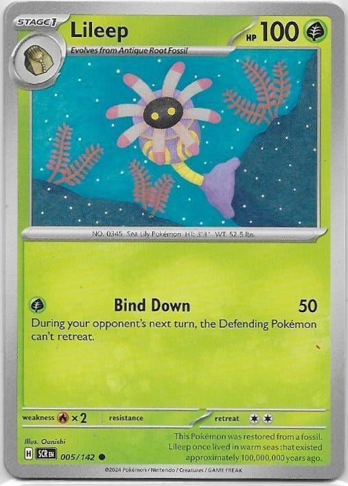 Stellar Crown,  Lileep [common] 5/142, Verzenden, Nieuw, Losse kaart