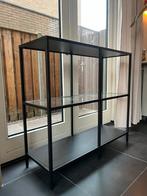 Stellingkast zwart Ikea Vittsjö, Huis en Inrichting, Kasten | Stellingkasten, Ophalen, Zo goed als nieuw