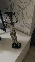 Mooie Afrikaans  vrouw beeld met schaal, Ophalen of Verzenden